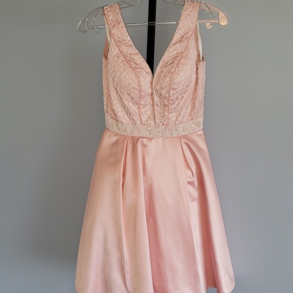 SHERRI HILL Light pink beaded cocktail dress - Picture 6 of 6